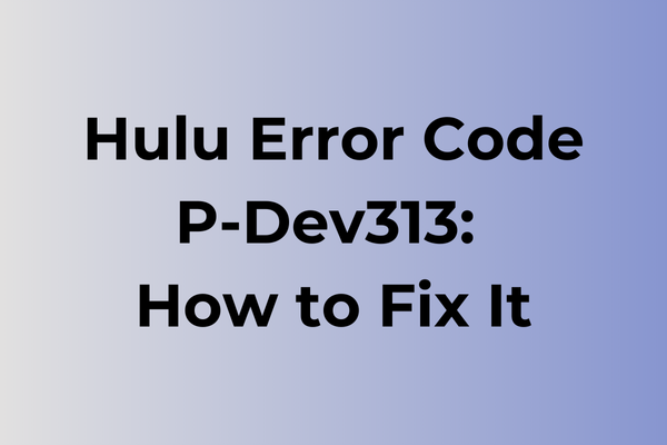 hulu error code p-dev313